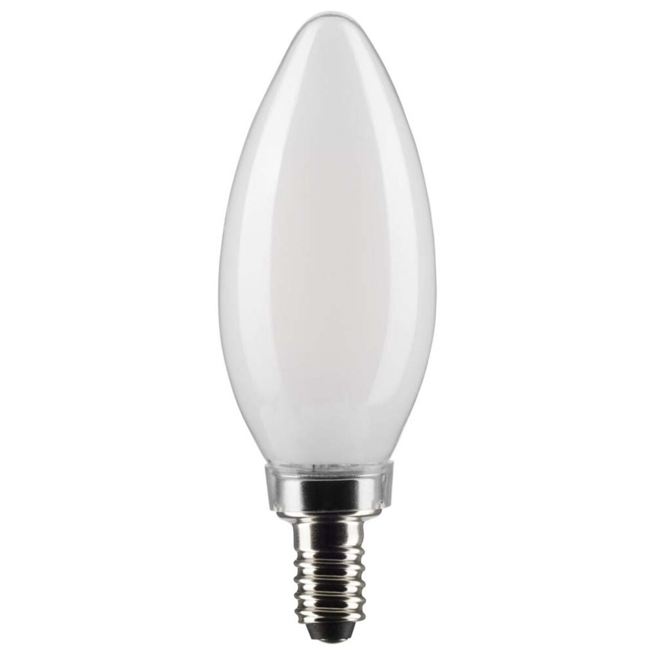 6Pk - Satco 5.5w B11 LED 5000K Candelabra Base Frosted Dimmable - 60w equiv